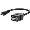 REY Cavo HOST OTG da micro USB maschio a USB femmina