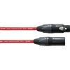 Cordial - Cavo microfono bilanciato 5 m rosso XLR maschio → XLR femmina Neutrik CMK 222 (CPM 5 FM‑RD)