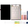swark Display LCD di Ricambio da 12,4 Pollici per Samsung Galaxy Tab S9 Fe+ SM-X610, SM-X616B (Nero Senza Cornice) Display LCD Touchscreen assemblaggio Digitale + Kit di Strumenti