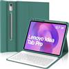 IVEOPPE Cover Tastiera Lenovo Idea Tab Pro 12.7 Pollici 2025, Custodia Tastiera Italiano Bluetooth Staccabile per Lenovo Xiaoxin Pad Pro 12,7 2025, Verde scuro