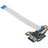 Jectse Sostituzione Scheda USB PERPROBOOK 450 G6 DA0X8JTB8D0 - Testeta Secondo Standard Rigorosi, Comoda E Pratica, Accessori di Qualità Superiore, Lunghezza Cavo Piatto: CA. 9 Cm/3,5