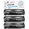 Generico 3 Toner Compatibile per CF279A 79A per stampanti HP LaserJet Pro M12a M12w MFP M26a MFP M26nw nero 1000 copie