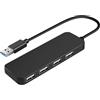 Generico Sdoppiatore USB | Porta USB multipla per laptop | Hub USBs 2.0 USBs 3.0 Type-.0 a 4 porte, dock di espansione splitter, dati di espansione multifunzione applicabili PC, laptop, unità