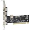 Airshi Hub USB2.0 a 4 porte, scheda di espansione PCI Prestazioni affidabili Accessori per computer universali Adattatore PCI per PC per Computer