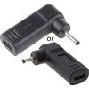 Qsvbeeqj USB Tipo C Spina Per Convertitore di Alimentazione USBC Femmina A 3.0x1.1mm Maschio Per 5315 5630 5735 5920 Laptop