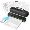 ETIKEZ D90E Stampante Termica A4 Portatile senza Inchiostro Bluetooth - 203DPI, Stampa 150mm/s, Carta 8.5 (216mm), Compatibile iOS/Android/PC/Mac