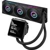 ASUS ROG Strix LC IV 360 ARGB LCD, Dissipatore di Calore a Liquido per CPU, Q-Connector per Facile Installazione, Potente Pompa, Schermo LCD IPS da 5,8, Tre Ventole ROG ARGB, Aura Edge, Nero