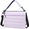 HYZUO 13,3-14 Pollici Custodia per Laptop per MacBook Pro 14 M5-M1 A3426 A3427, MacBook Pro/Air 13, 13 13,3 Dell/HP/Lenovo/Asus Notebook, Borsa a Tracolla Donna Lavoro Quotidiano Mano, Viola Lilla