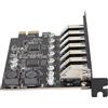 Greensen PCIE a USB 3.2 Gen1 Expansion Card Gear per, 7, 10 Materiali Metal, Plastica