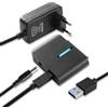 Gbformat 10Gbps Cavo Adattatore da USB3.1 Gen2 a SATA III per Disco Rigido, Convertitore da SATA a USB A Connettore per Disco Rigido Esterno per HDD/SSD da 2,5"/3,5" e Lettori OtticiSATA, UASP