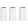 Aokicase Per TP Link Deco BE65 / BE85 / BE95 Mesh System WiFi 7, semplice e robusto, supporto da parete TP Link Deco BE65 / BE85 / BE95 con gestione dei cavi (bianco, 3 pezzi)