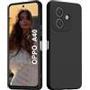ISOI - Cover per OPPO A40 / OPPO A40M / OPPO A60 5G, Custodia Morbida in Silicone Liquido, Protezione Completa Antiurto Ultra Sottile per il Corpo - Nero