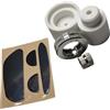 XITEA Rotella di scorrimento da gioco con puleggia per mouse con piedini lisci adesivi per MX 1S/2S piedi Pad