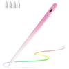 CMARS Penna magnetica per iPad (2018-2025) Pencil 10ª generazione con palm rejection penna stilo compatibile con iPad 6/7/8/9/10/A16, Pro 11/12,9 pollici, Mini 5/6, Air3/4/5/M2/M3, rosa