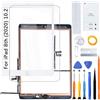 H&LYCYJ Touchscreen per iPad 8th (2020) 10.2 pollici A2428 A2429 A2270 A2430 Touch Screen Digitalizzatore Vetro Schermo di Ricambio Assembly with Kit (Bianco con Pulsante Home, No LCD)