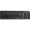 SIMPLETEK - Tastiera wireless US International QWERTY low‑profile, nano‑ricevitore USB‑A plug-and-play, batteria AAA inclusa - nero