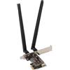 Jectse Scheda PCIE WiFi, Adattatore di Rete Wireless PCIE 5GHz da 5 GHz per PC -Gaming
