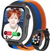 PTHTECHUS Smartwatch Bambini con Telefono 4G GPS Videochiamata Chat Vocale Contapassi Camera Modalità Classe Gioco, Orologio Smartwatch Bambino Bambina, Regalo per Ragazza e Ragazzo 4-12 Anni (Nero-5S)