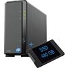 SIMPLETEK - Dispositivo di archiviazione di rete NAS a 1 vano con SSD 480GB SATA da 3,5″, Ethernet gigabit, 1 GB RAM, USB 3.2, - Colore Nero