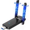COMFAST Chiavetta WiFi, Adattatore USB per WiFi 1300Mbps USB3.0 Doppia Banda con 2 Antenna, Sicurezza WPA2, Adattatore USB Wireless Installazione Rapida Compatibile Win7/8/8.1/10 e Mac 10.9~10.15