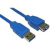 ALIDA SYSTEMS USB 3.0, azzurro Extension Cable - Blue 5 m