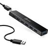 j5create Hub dati USB Tipo A 3.0 alimentato a 7 porte con cavo esteso di 100 cm [adattatore di alimentazione da 20 W incluso] per Mac, MacBook, Windows, laptop, Surface, XPS, PC (JUH377)