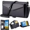 Tivenfezk Nadoli per Samsung Galaxy A16 5G Crossbody Portafoglio Custodia,Borsa Borsetta con Spallina Slot per Schede Tasca Magnetico PU Pelle Flip Collo Cordino Cover