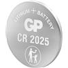 GP Batteria Super Litio a Bottone CR2025 (Blister 1 Pezzo) - Batteria Piccola per Prodotti Elettronici, Elettrici, Radiocomandi, Telecomandi - Super Durata