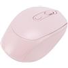 Jectse Mouse Wireless, Topo da Gioco Silenzioso Ricaricabile, Mouse Ergonomico 2,4 G di Doppia modalità con 3 Livelli DPI per Studio, Classe, Lavoro, Colori Macaron (PINK)