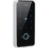 Shanrya Tastiera per porta con touch screen, tastiera per porta di ingresso con password per impronte digitali Tastiera per porta IP68 Lettore di schede impermeabile per porta per la casa