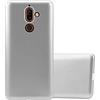 Cadorabo Custodia per Nokia 7 PLUS in ARGENTO METALLICO - Morbida Cover Protettiva Sottile di Silicone TPU con Bordo Protezione - Ultra Slim Case Antiurto Gel Back Bumper Guscio