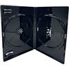 Dragon Trading Amaray - Custodie doppie per CD, DVD, Blu-Ray, con dorso da 14 mm, 10 pezzi, colore: Nero