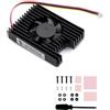 iiunius Dedicated 3007 Cooling Fan for Raspberry Pi Compute Module 5 (CM5) - All-in-One, Adjustable Speed, 5V Power Supply, Low Noise, Space-Saving Design with Thermal Tapes