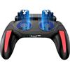 KHZen Doppio Telefono Ventola Radiatore Raffreddamento A Ventola A Semiconduttore Dissipatore Calore A Basso Rumore Controller Raffreddamento A Forma Gioco per Gioco