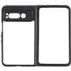 Jiajihua Custodia Compatibile con Google Pixel Fold 5G Protezione traslucida per fotocamera 2 in 1 [bordo morbido in TPU + backplane in PC] Black