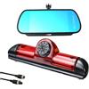 KNRAGHO Auto Terzo Tetto Top Mount Luce Freno Telecamera Posteriore per Citroen Jumper/Fiat DUCATO X250 / + 7.0 Monitor TFT Schermo Camion LCD Display E-Mark