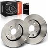 Frankberg Set di dischi freno incl. 2x Dischi Freno Anteriore Ventilato Diametro247mm Compatibile con Aygo B4 C1 II PA PS 108 107 PM PN C1 PM PN Replace# 4246F0,435120H010