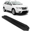OMAC Pedane Laterali Sottoporta compatibile con FIAT Freemont 2011-2016 Alluminio Nero 2tlg