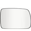 TUTTO PER QUATTRO Vetro Specchietto Retrovisore Per Kia Picanto (SA) 2004-2008, Cromato E Convesso, TUTTO PER QUATTRO (DESTRO TERMICO)