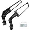 Letgoing Specchietti moto 180° ruotabile alluminio CNC M8 M10 Sport moto specchietti laterali per MT07 MT09 CB650R CB1000R R1200 R1250 X-max 300 X-ADV 750 (dimensione grande A)
