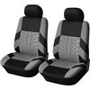 TVVXIO Coprisedili Auto Anteriore, per Honda HR-V | Hybrid 2022-2024 2025 Set di Coprisedili e Copri Poggiatesta per Sedili Anteriori Auto, Accessori Auto Interno,A Grey