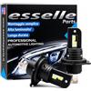 Esselle Parts Kit LED H4 Compatibile per Suzuki SX4 8000 Lumen 6000K Bianco Ghiaccio CANBUS Plug & Play Anabbaglianti Abbaglianti