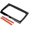 SHMTOOL Accento stereo ABS nero lucido Taglia Cornice Coperchio centrale della lunetta radio for Harley Electra Glide Street Glide Ultra Limited and Tri Glide models 2014-2023