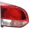 YHAINI Luci posteriori posteriori Fanale posteriore senza lampadine per VW per Golf 6 VI Mk6 per Hatchback 2009 2010 2011 2012 2013 lato guidatore sinistro (LDH) Luce del rimorchio(Left inner)