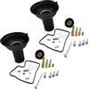 Generico Kit Di Riparazione Carburatore Moto Per Steed Shadow VT VLX 600 1994-2003 Revisione Con Guarnizione, Membrana E O-ring Carburatore Kit Di Riparazione(2 set)