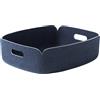 Muuto - Cestino Restore - Blu - Feltro riciclato - Designer Mika Tolvanen