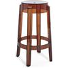Kartell - Sgabello alto impilabile Ghost - Marrone - policarbonato - Designer Philippe Starck