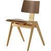 tradition &tradition - Sedia impilabile Daystak - Marrone - Compensato di noce modellato - Designer Robin Day