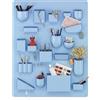 Vitra - Portaoggetti da parete Uten. Silo - Blu - ABS riciclato - Designer Dorothee Becker