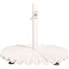 BUSINESS & PLEASURE - Base da ombrellone Parasol - Bianco - Acciaio al carbonio